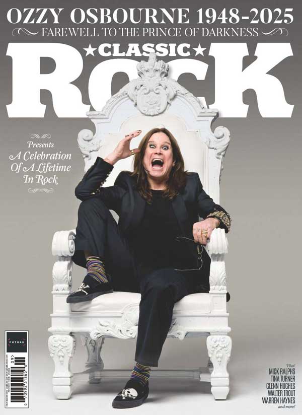 The cover of Classic Rock 344 featuring Ozzy Osbourne