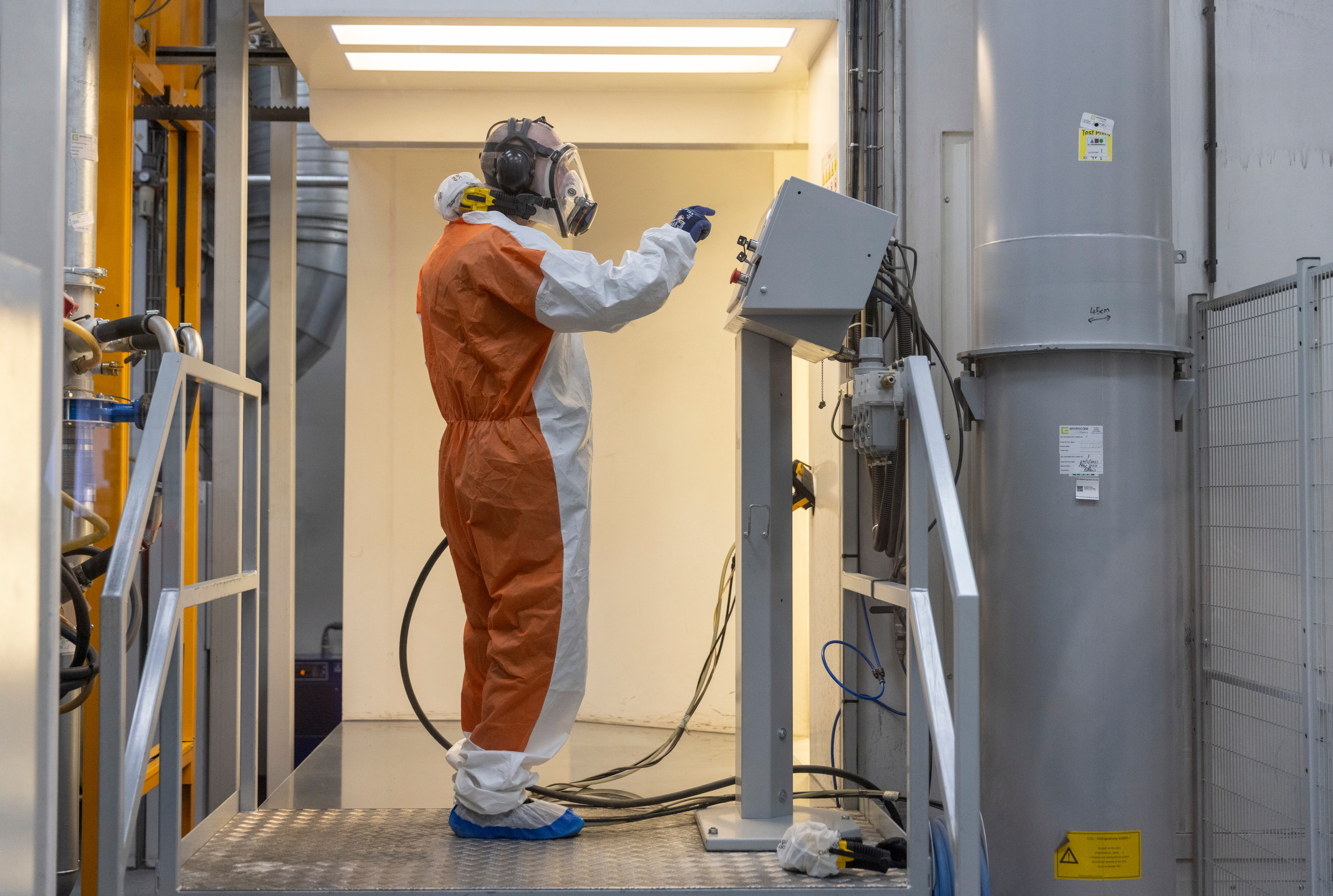 Brompton's paint shop