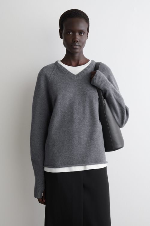 Wool V-Neck Sweater