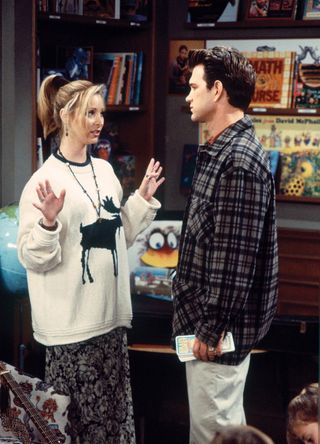 Lisa Kudrow and Chris Isaak in Friends.