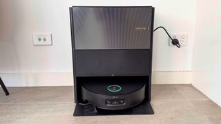Dreame Aqua10 Ultra robot vacuum charging in its dock