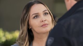 Camilla Luddington as Jo Wilson on Grey&#039;s Anatomy Season 21.