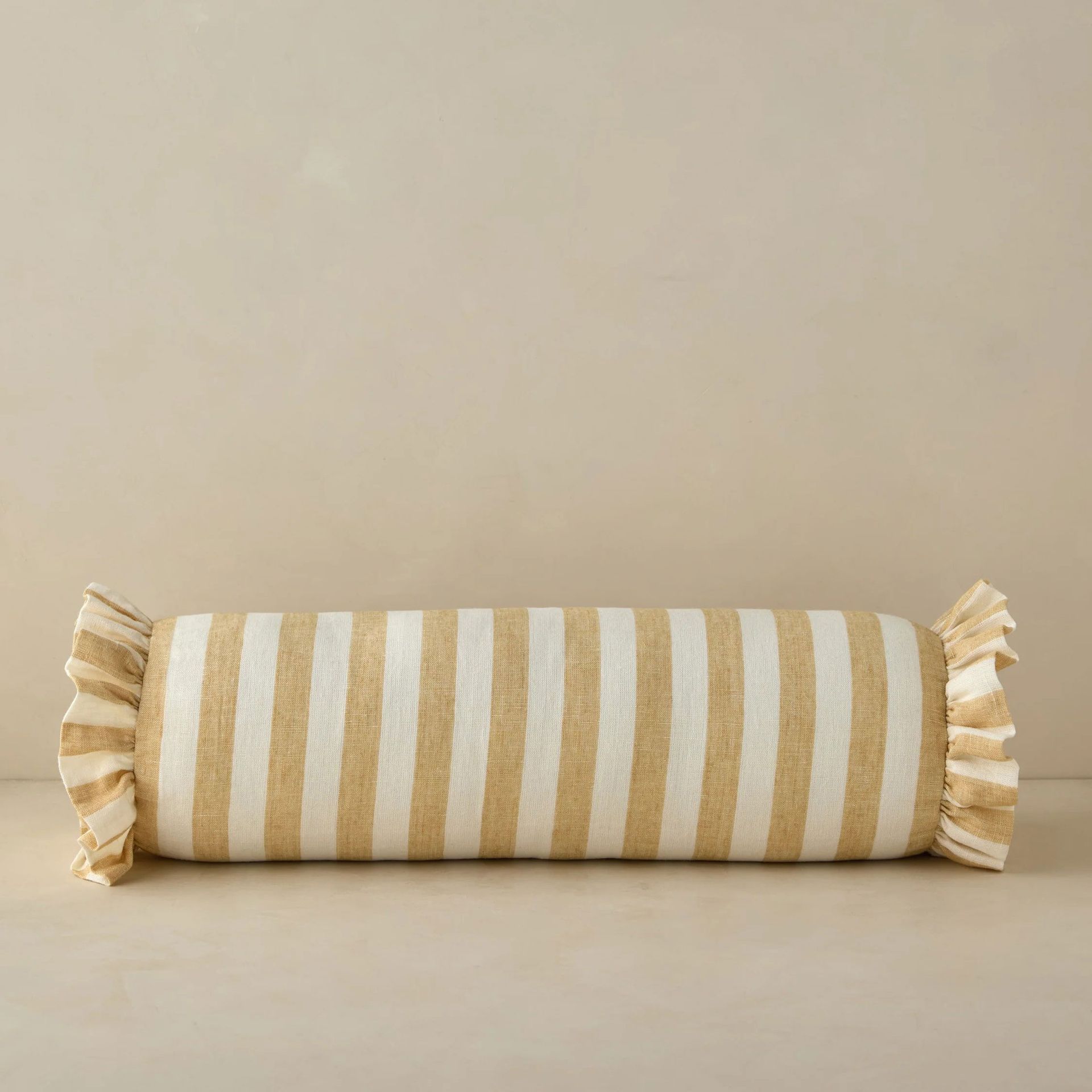 luluandgeorgia, Amaroso Linen Ruffle Bolster Pillow