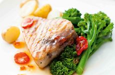 Sweet chilli swordfish with tenderstem broccoli