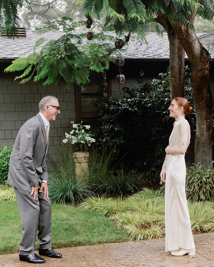 images of sophia and mik doing their first looks.