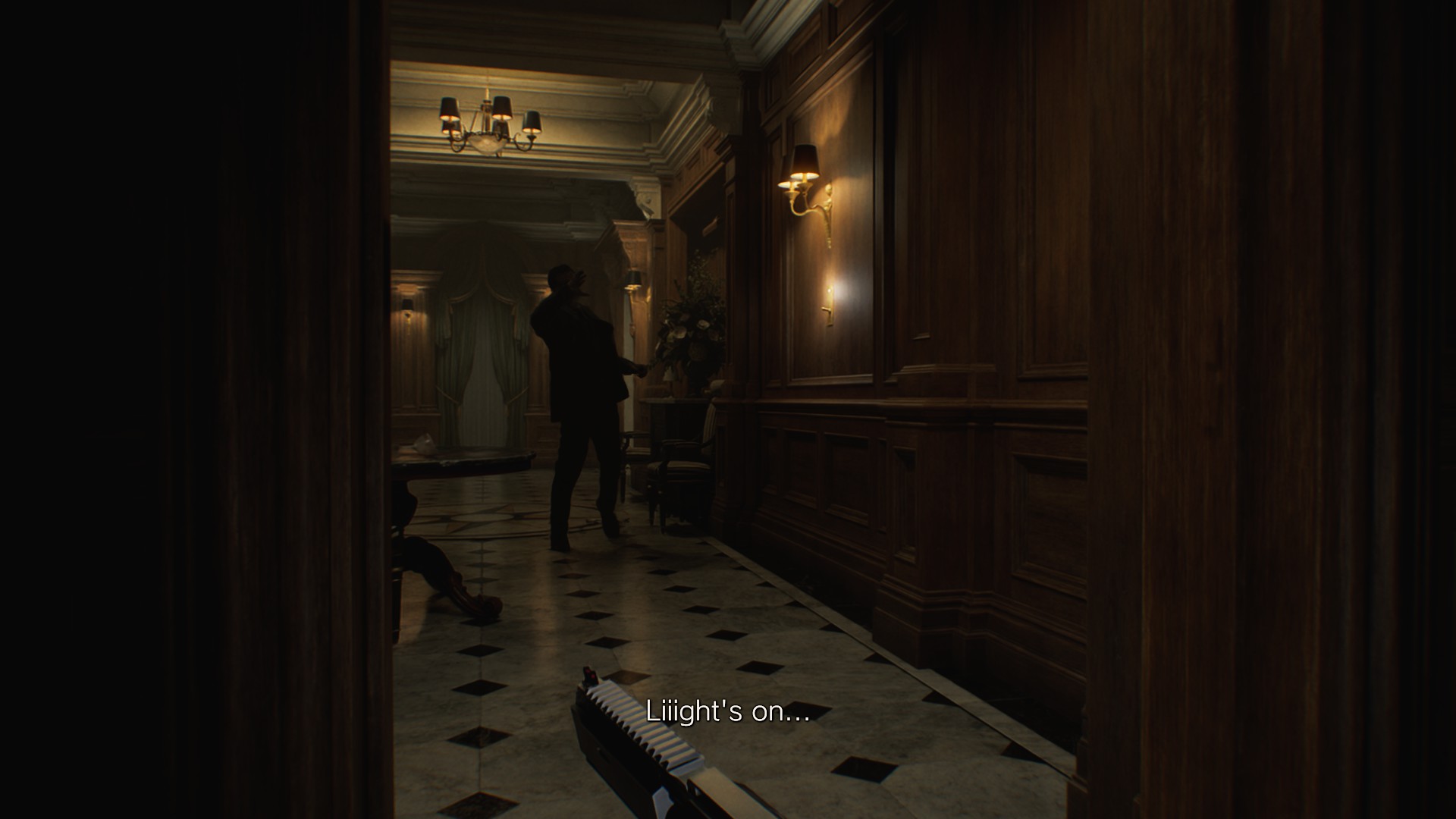 The light-obsessed zombie in Resident Evil Requiem.