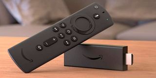 firestick with voice remote and black color