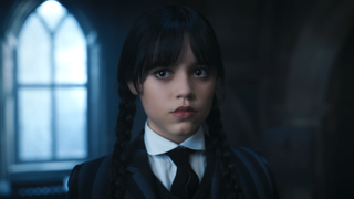 Jenna Ortega as Wednesday in Season 1 finale