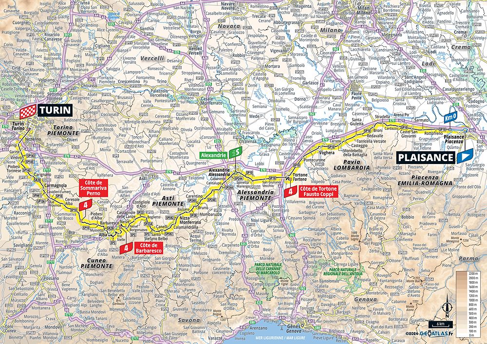 2024 Tour de France maps and profiles