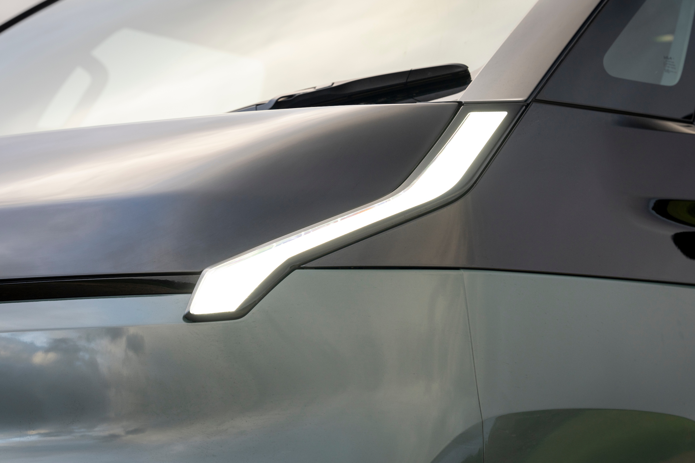 Kia PV5 headlight details