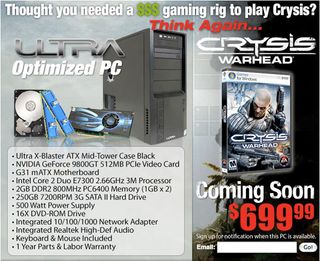 Crysis Warhead Ultra PC