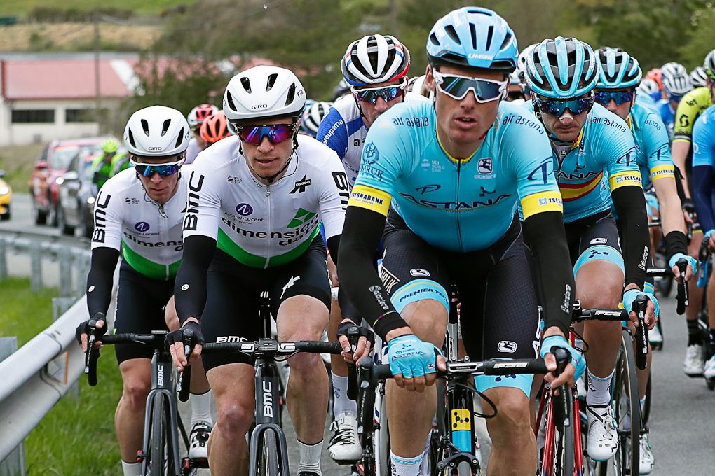 Ben King (Dimension Data) and Luis Leon Sanchez (Astana)