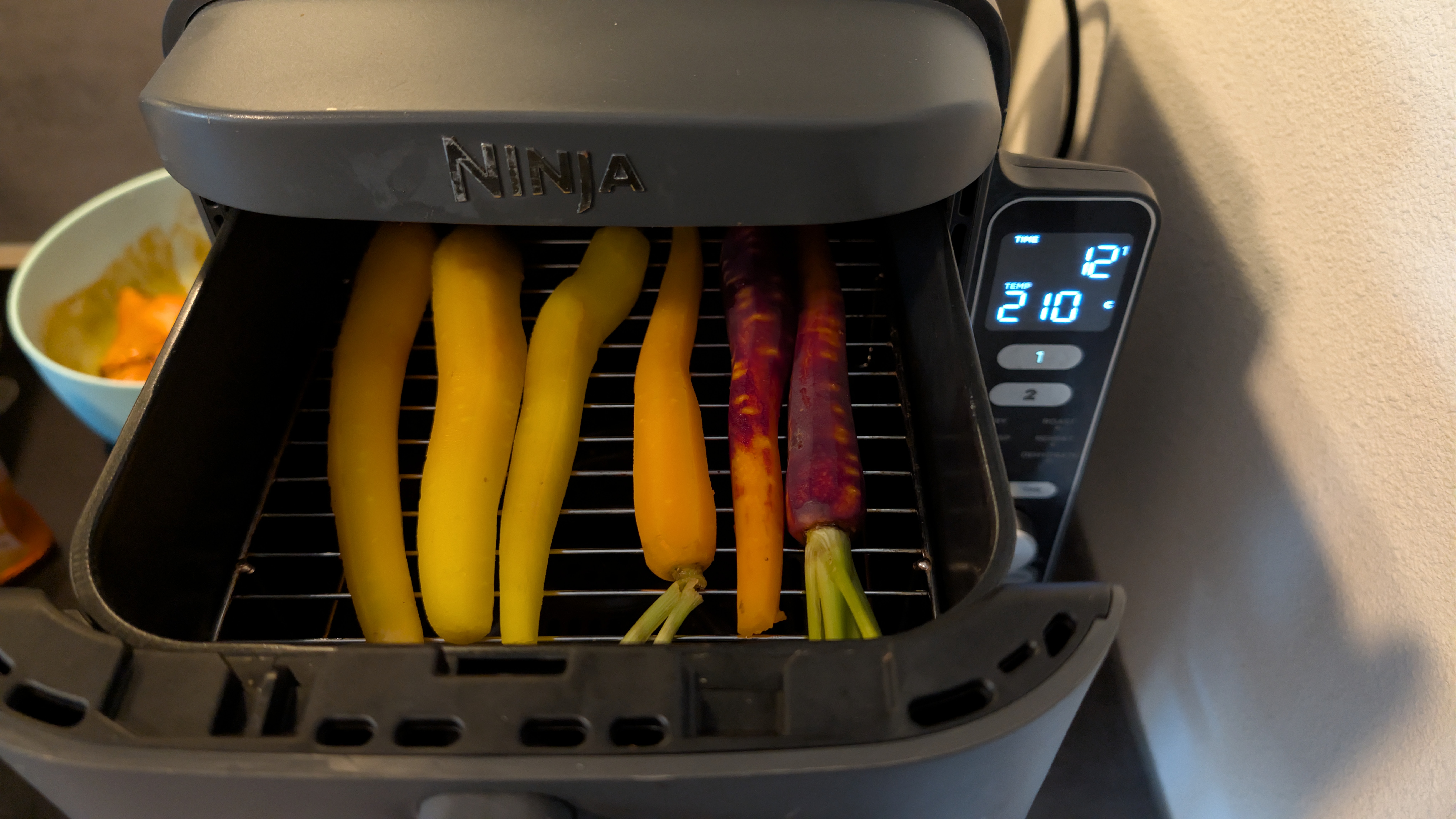 wortels in de airfryer