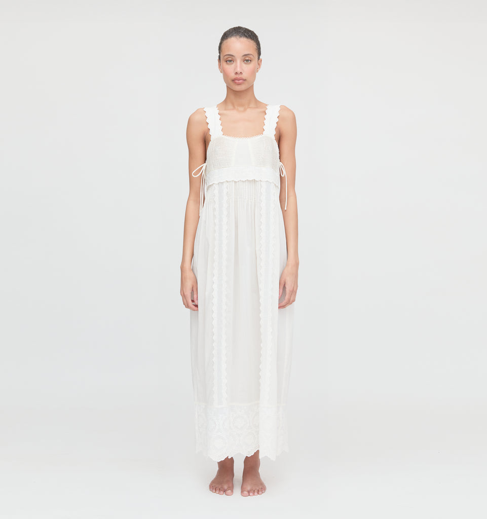 The Lux Nightgown - Soft Ivory