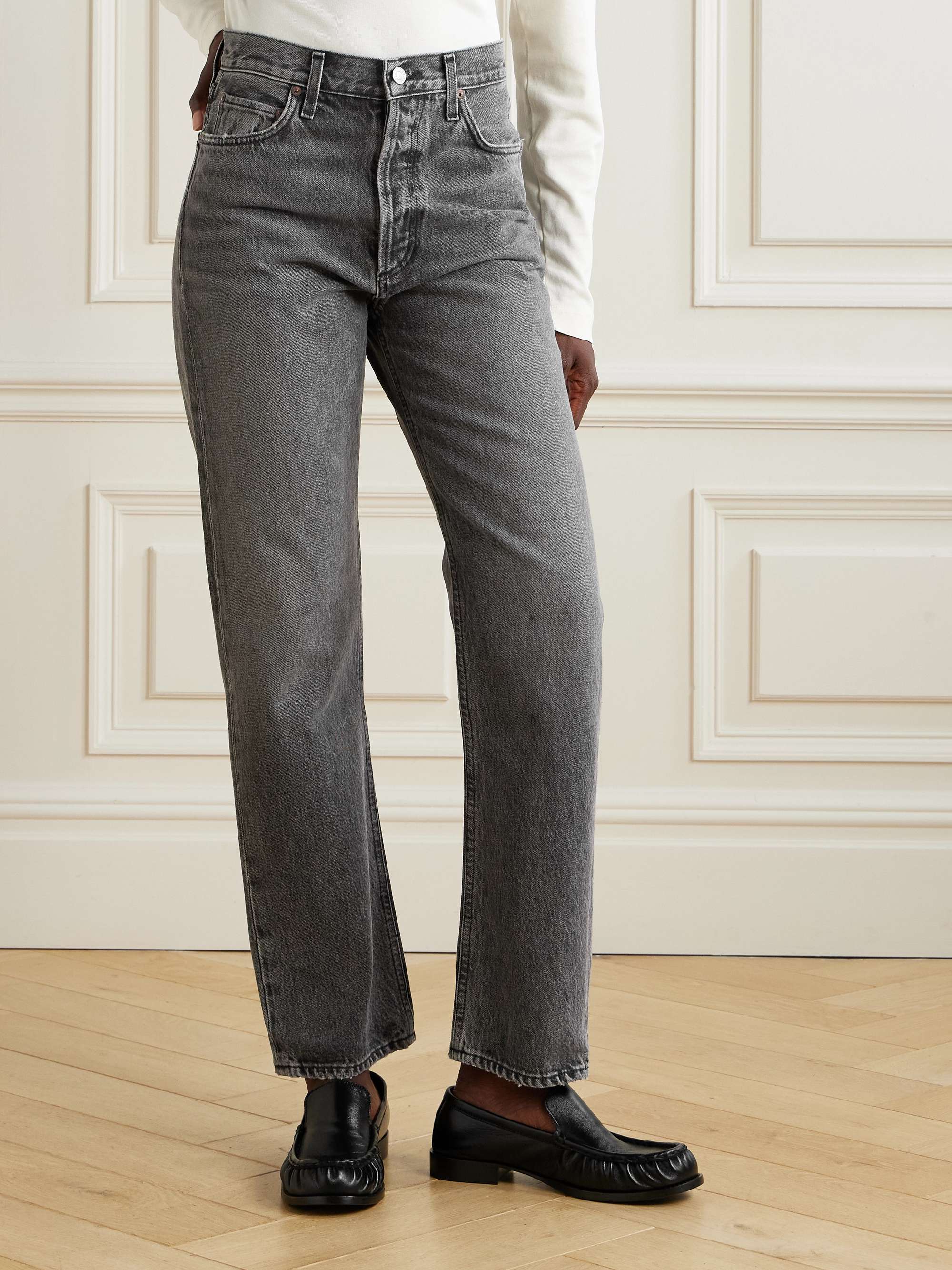 &#039;90s Pinch Waist High-Rise Straight-Leg Organic Jeans