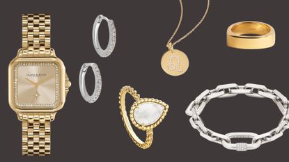 a selection of jewellery gifts from the article