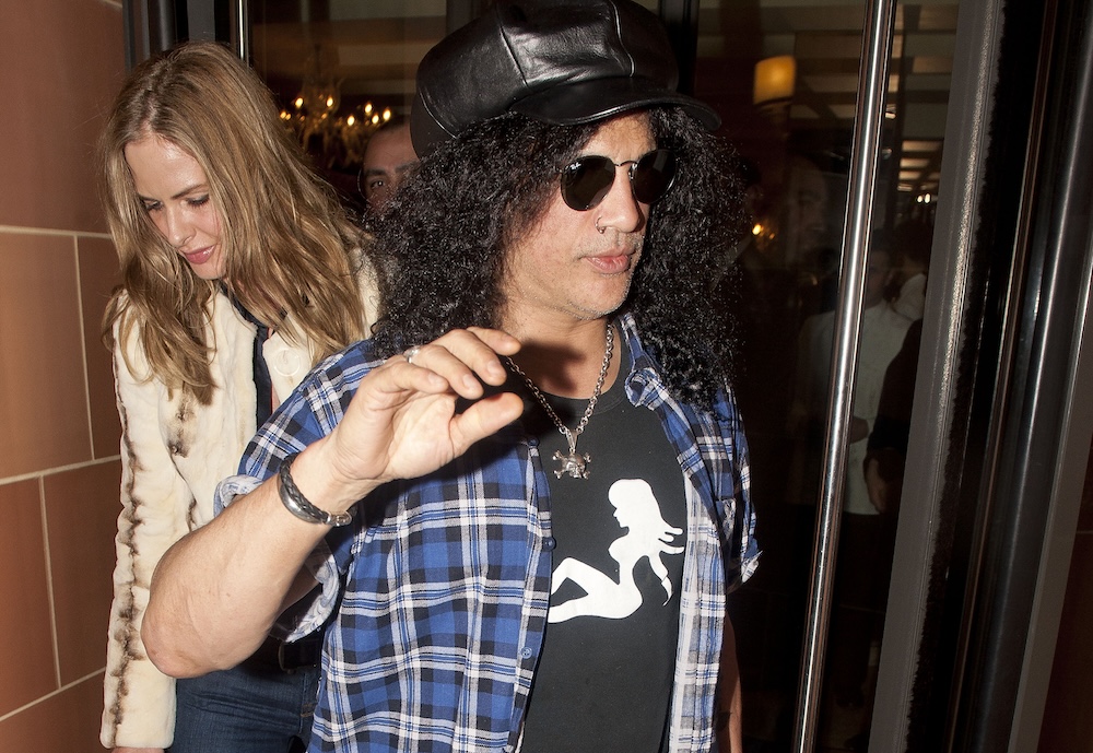 Trinny Woodall and Slash, March 7, 2012