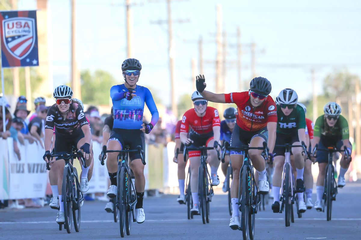 Paola Munoz wins 2023 Salt Lake Criterium ahead of Miami Nights teammate Jeydy Praderas