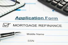 Mortgage refinance application form