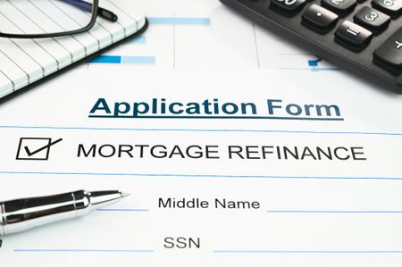 Mortgage refinance application form 