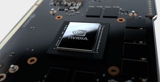 Nvidia GPU closeup