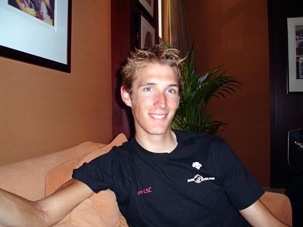 Andy Schleck interviewed