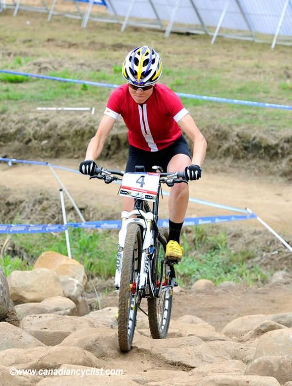 Georgia Gould was riding the rocks better than most