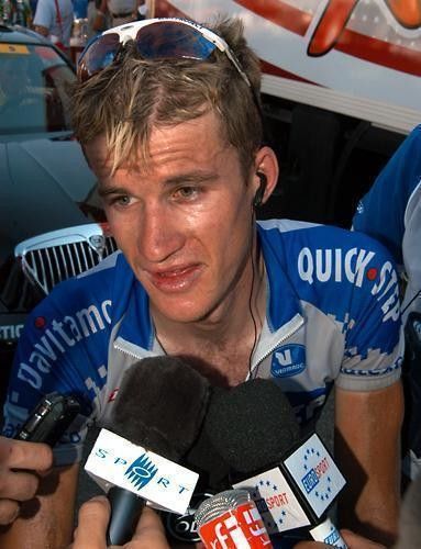 Shattered after pacing Virenque on Alpe d'Huez in 2003 Photo: &copy; Chris Henry