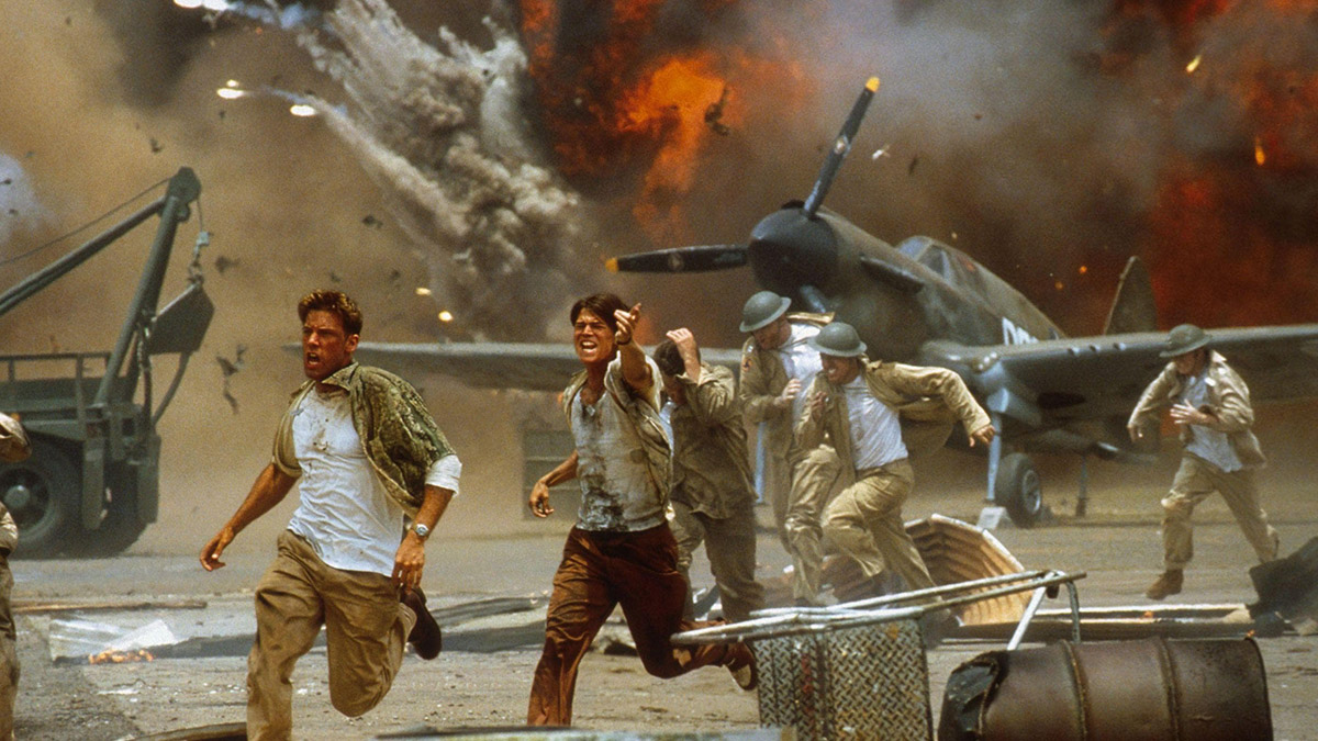 The Japanese attack as seen in Pearl Harbor