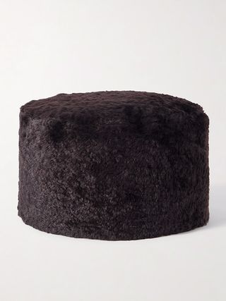 TOTEME, Shearling Pillbox Hat