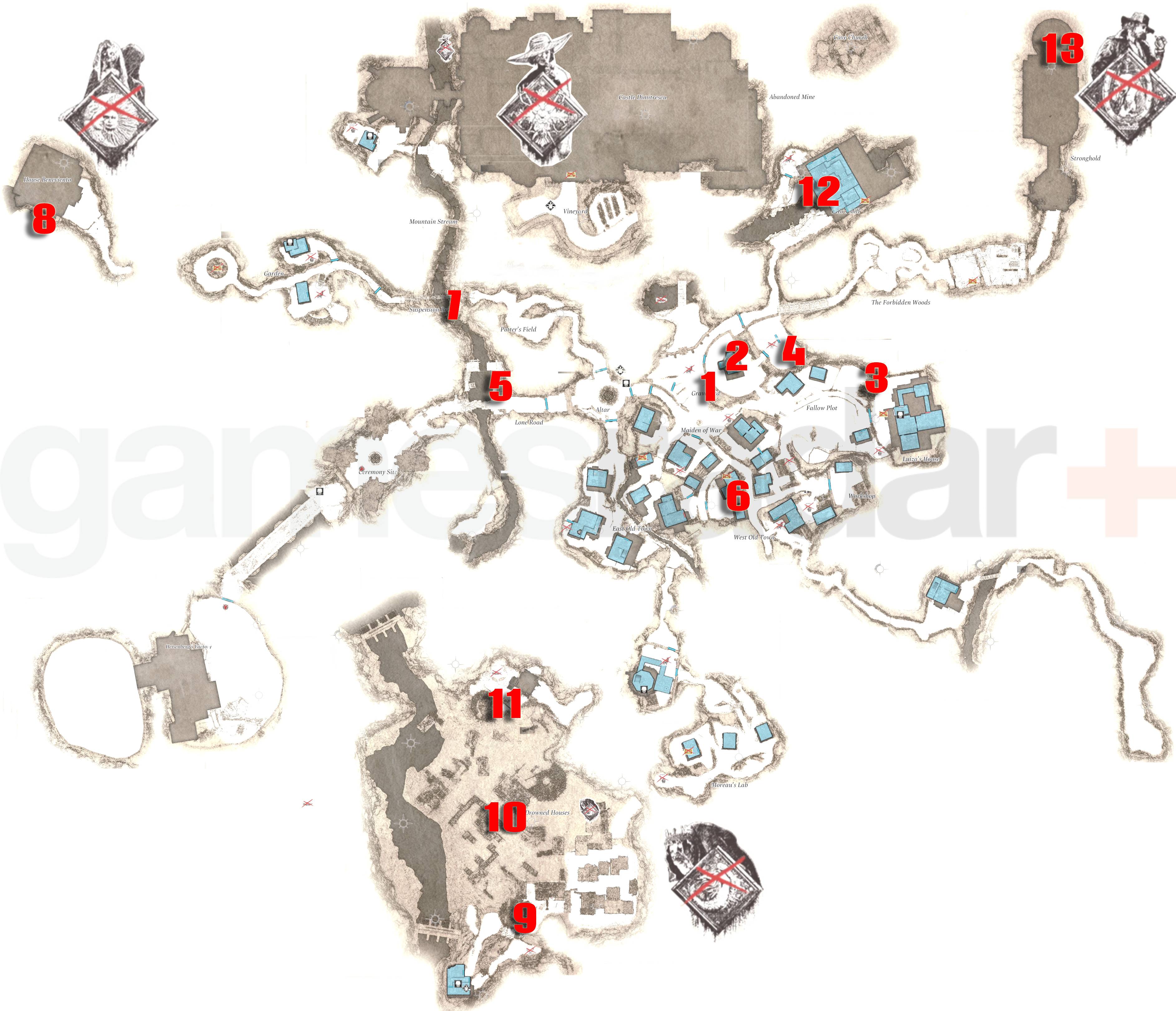 Resident Evil Village goat locations and map | GamesRadar+