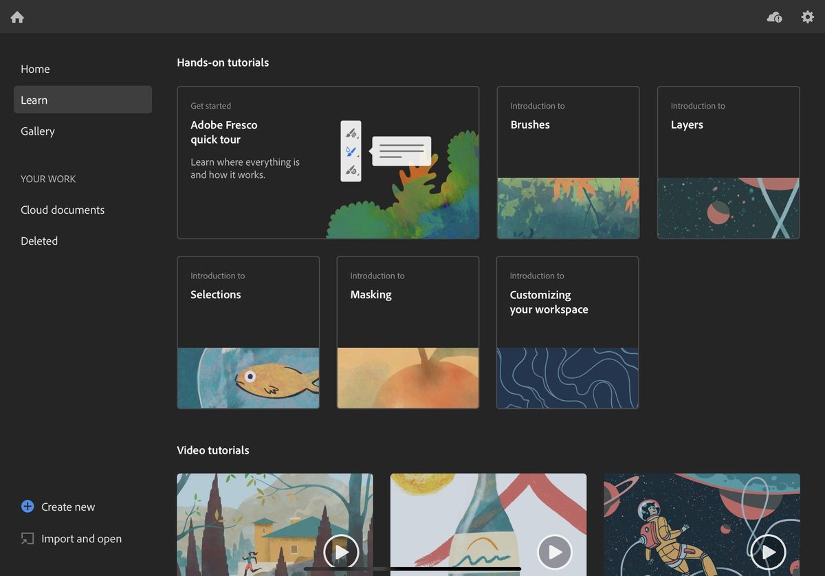 Adobe Fresco Tutorials