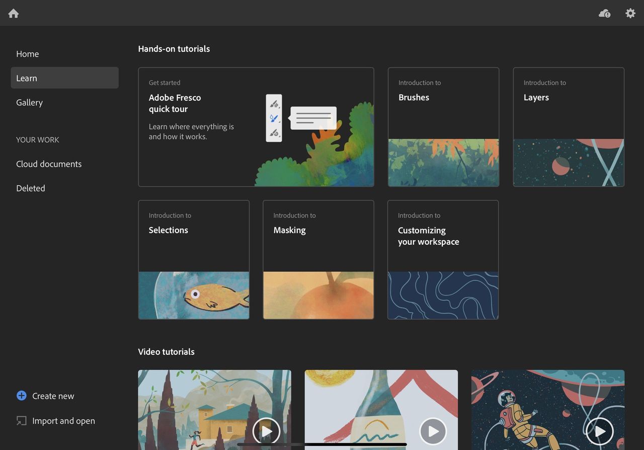 Adobe Fresco Tutorials
