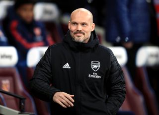 Arseal interim manager Freddie Ljungberg secured his first win in the role at West Ham on Monday