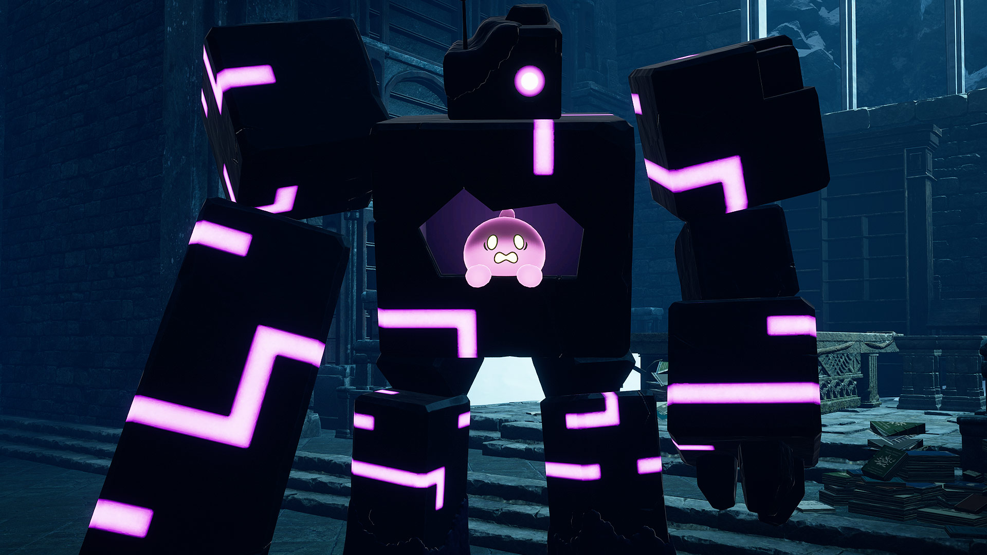 Palworld - Dualith Noct, a block giant pal