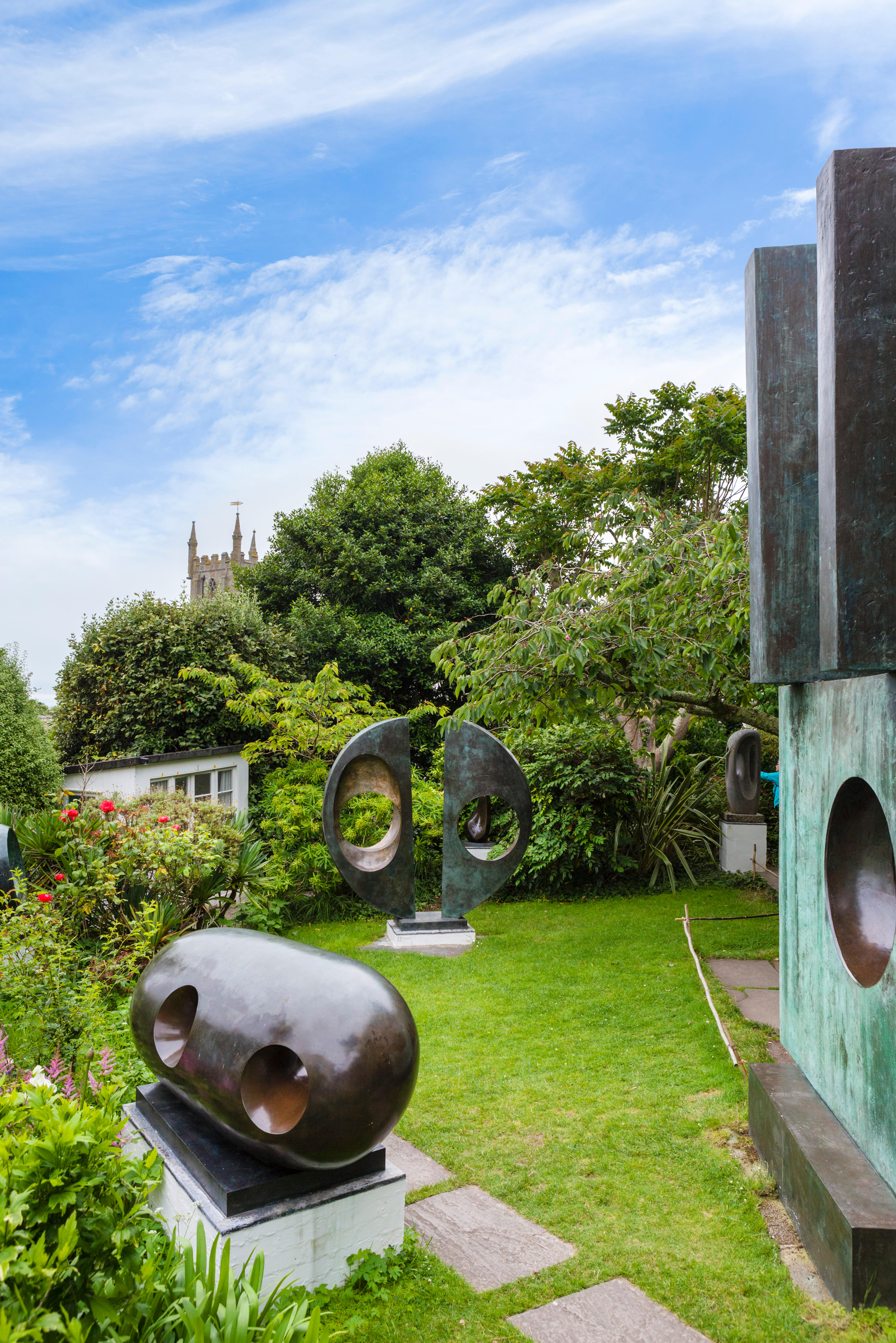Sculptures in the garden