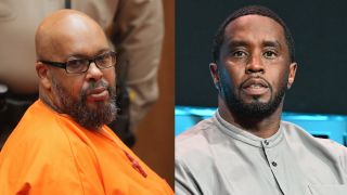Suge on trial and Diddy at an event side by side