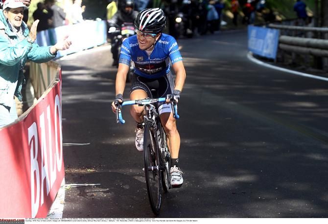 Julian Arredondo (Trek Factory Racing) rides toward victory at the Giro d'Italia Stage 18