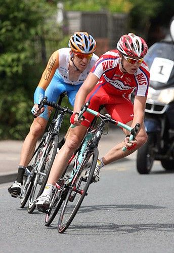 Chris Froome leads Bradley Wiggins late in the race.