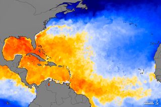 Warm Atlantic Water for Hurricane Irene
