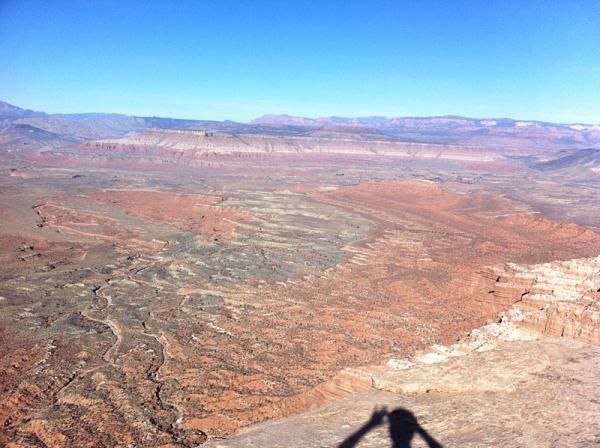 New Year's Day views off Gooseberry Mesa