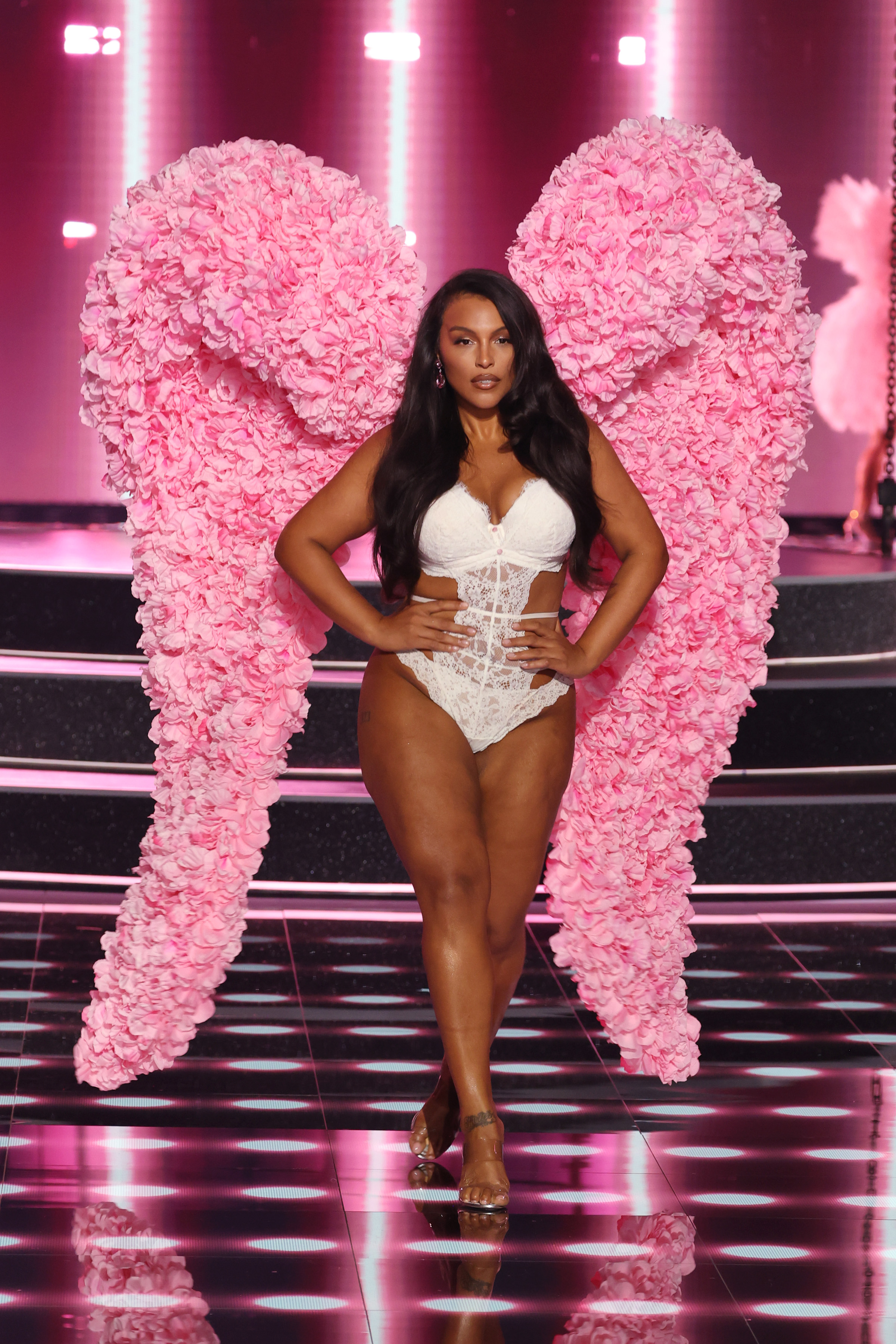 Paloma Elsesser walked the runway at the Victoria's Secret Fashion Show 2025