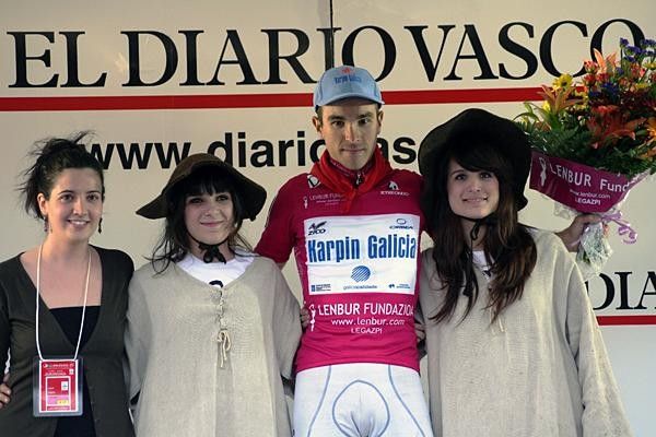Iban Mayoz (Karpin Galicia) wears the sprints jersey after three stages.