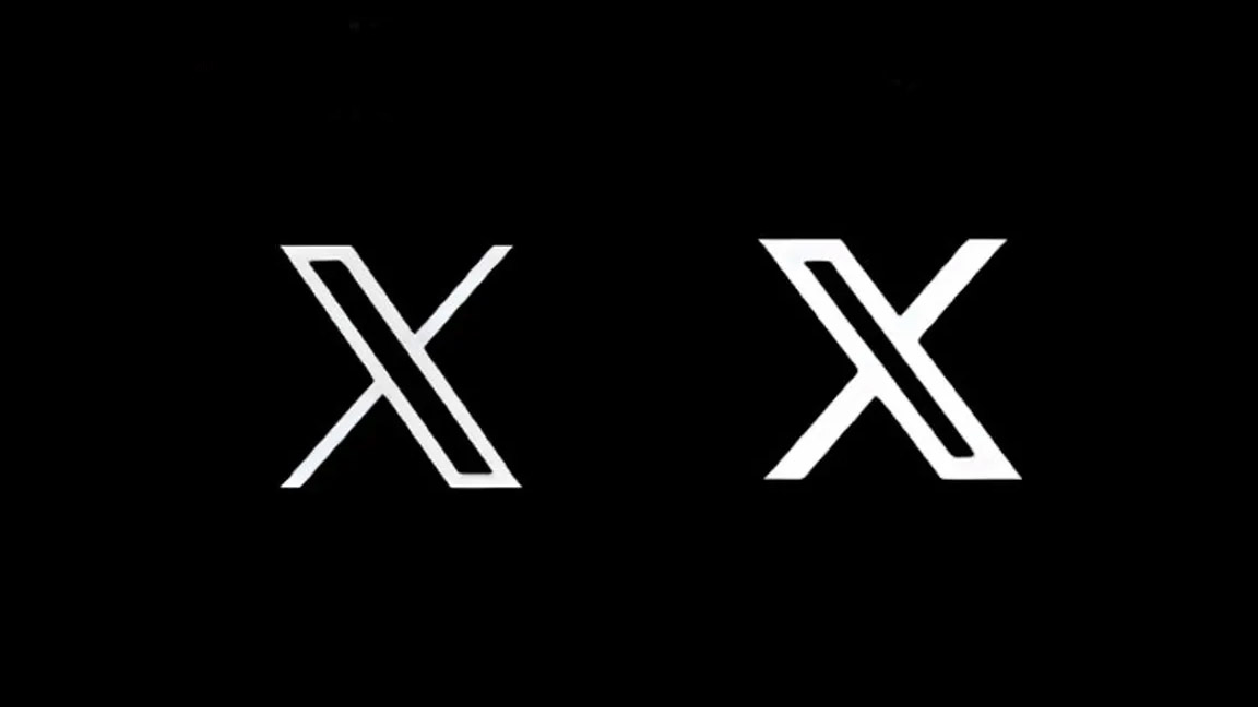 Twitter X; two X logos