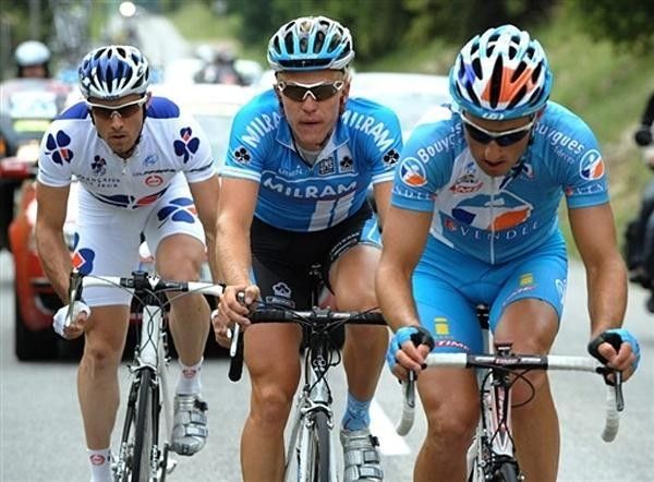 The breakaway with Joly, Kux and Labbe was caught with 12km to go.