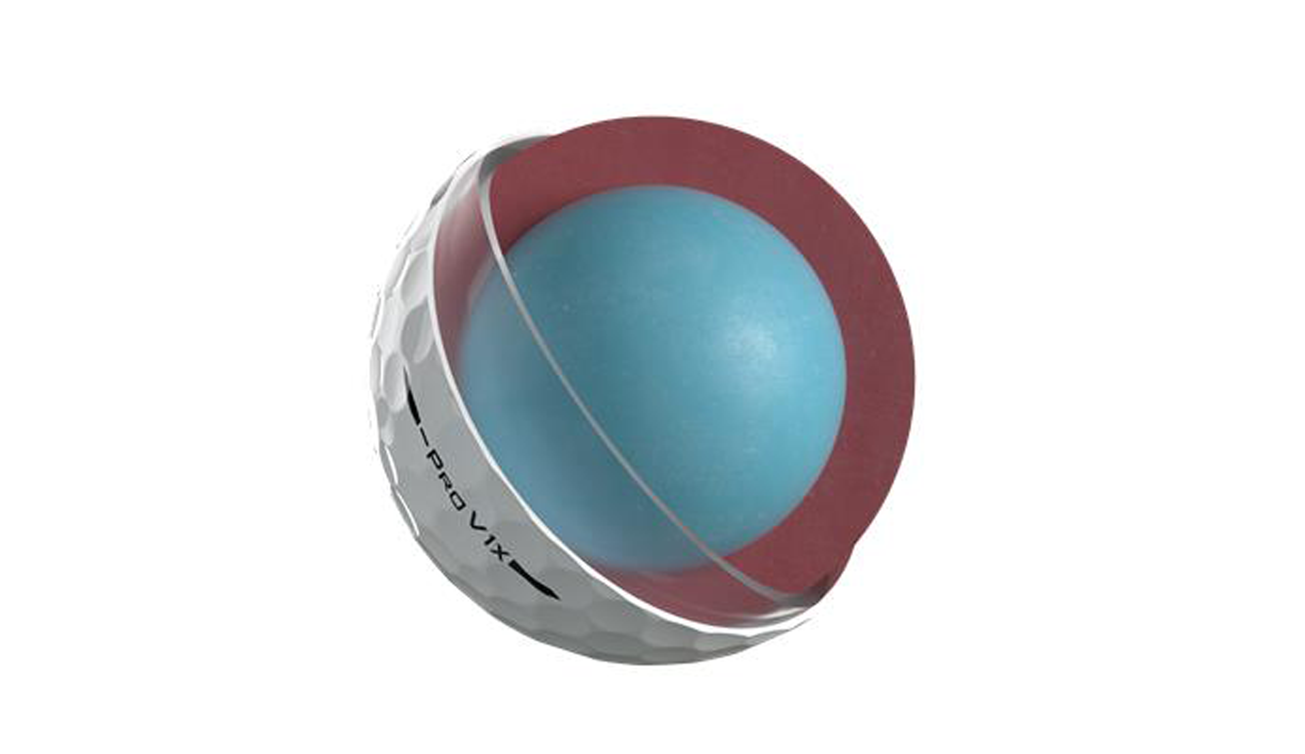 An inside look of the Titleist Pro V1x Left Dash