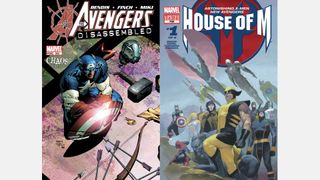 covers of Avengers #503 and House of M #1