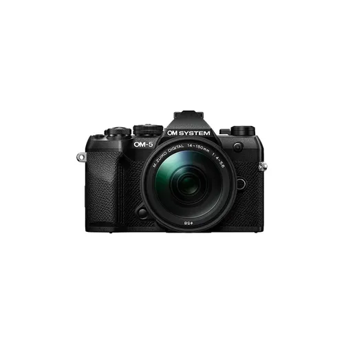 Om System Om-5 Mark Ii Black Mirrorless Camera With 14-150mm Lens Kit