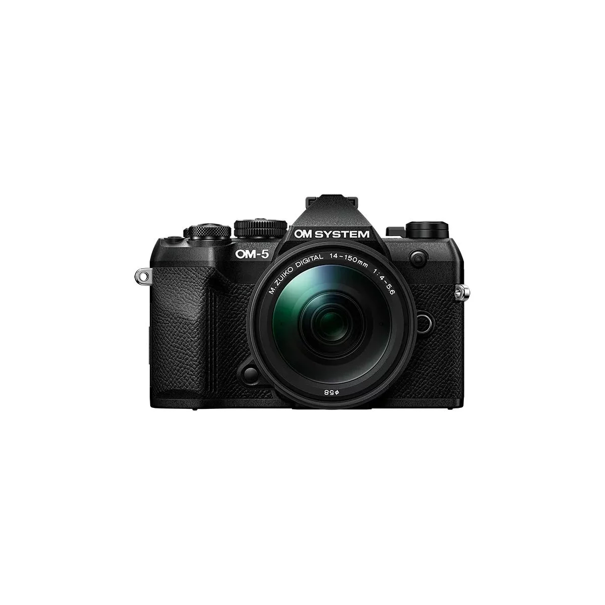Om System Om-5 Mark Ii Black Mirrorless Camera With 14-150mm Lens Kit