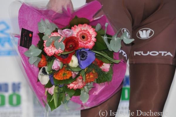 The bouquet of the winner